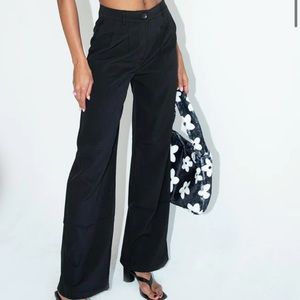 Princess Polly Archer Pants in Black